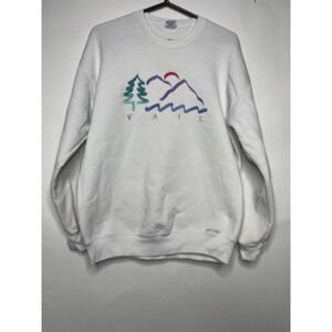 Vintage Vail Colorado Sweatshirt Size XL Made‎ In USA Ski